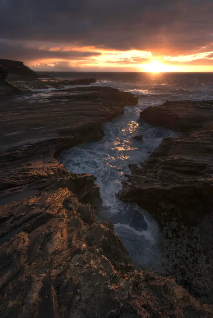 Sunset, Oahu, Hawaii