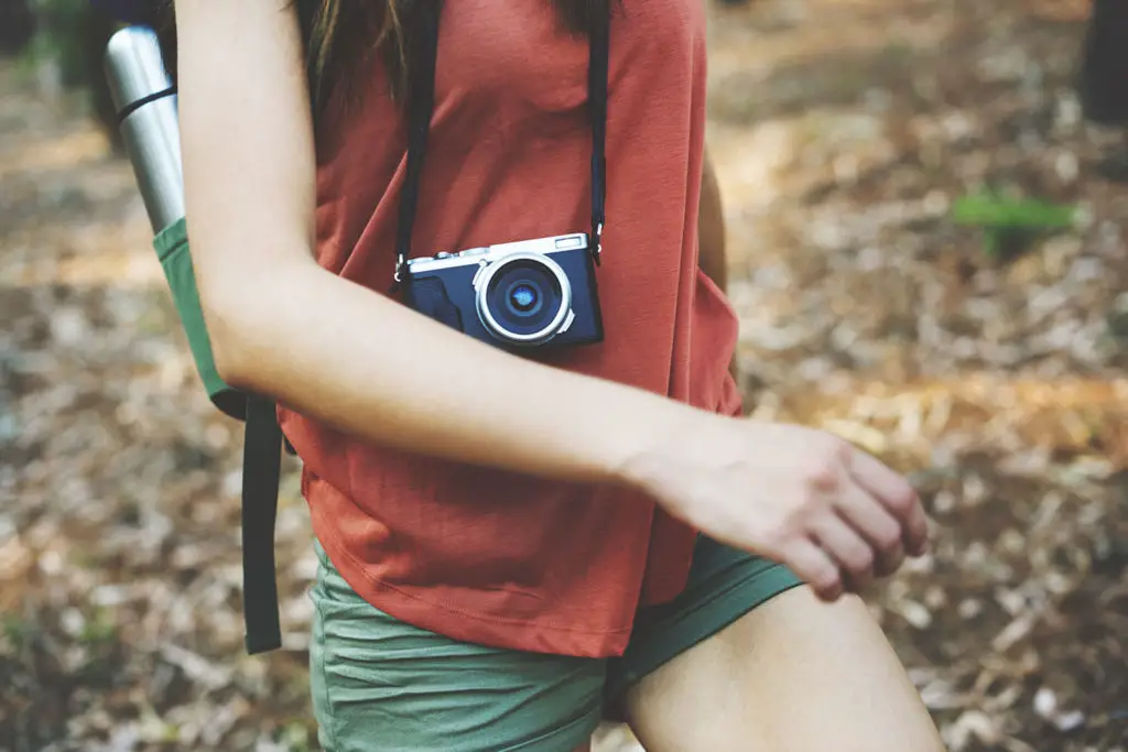 Backpacker Photographer Camera