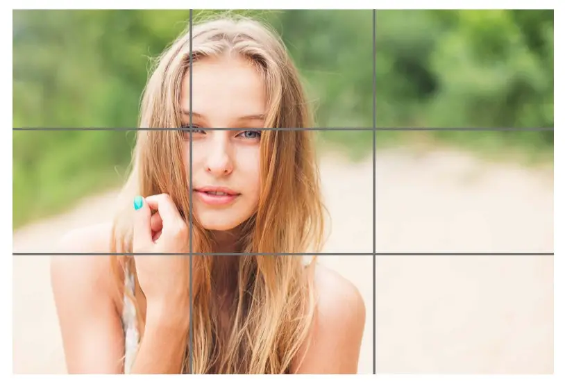 rule of thirds portrait photography
