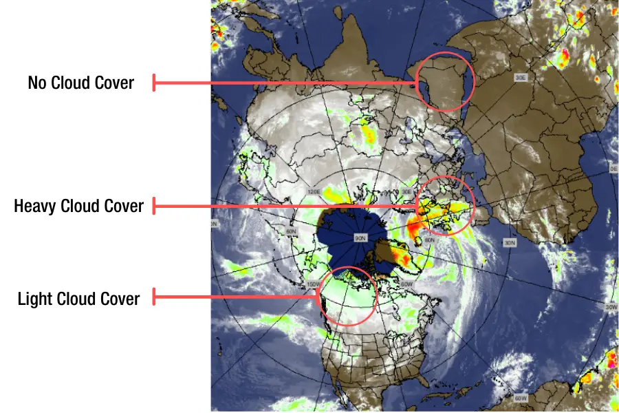 IR satellite example