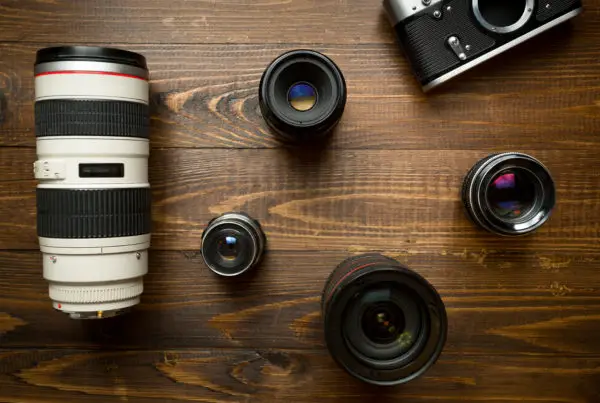 DSLR Lenses -Top View